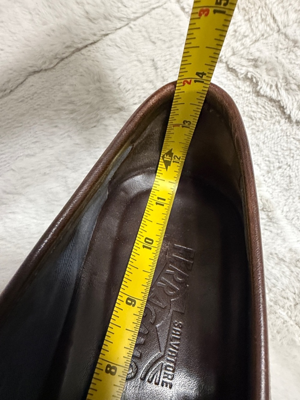 Like NEW! $950 Salvatore Ferragamo Gancini Bit Brown Dress Loafers 11.5 12.5 - Picture 12 of 12